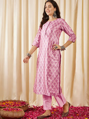 Women Ethnic Motifs Printed Regular Kurta with Trousers
