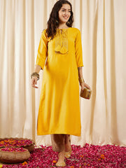 Women Floral Embroidered Sequinned Floral Kurta