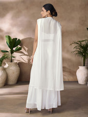 Multicolor Fancy Georgette Casual Kurti