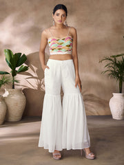 Multicolor Fancy Georgette Casual Kurti