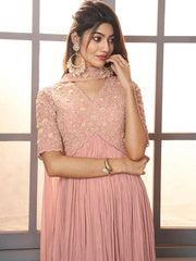 Floral Embroidered Ethnic Dress