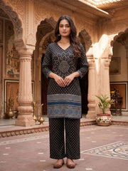 Printed Tunic with Palazzos