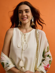 Women Floral Printed Regular Kurta with Palazzos & with Dupatta