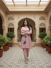 Embroidered Tunic with Trousers