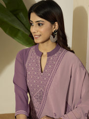 Women Floral Printed Anarkali Kurta with Palazzos & Dupatta