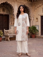 Printed Tunic with Palazzos