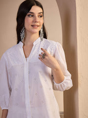 Ethnic Motifs Embroidered Kurti