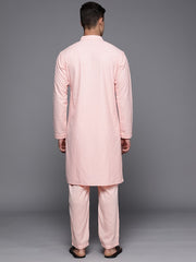 Men Ethnic Motifs Embroidered Regular Chikankari Kurta With Trousers