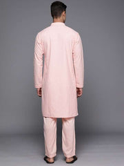 Men Ethnic Motifs Embroidered Regular Chikankari Kurta With Trousers