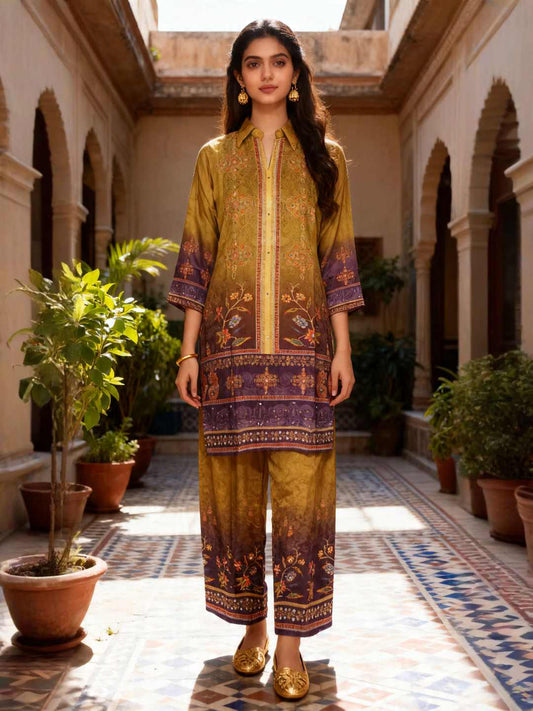 Printed Tunic with Trousers