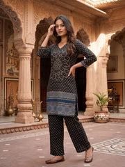 Printed Tunic with Palazzos