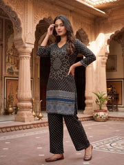 Printed Tunic with Palazzos