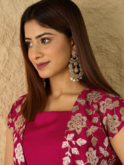 Embroidered Top with Palazzos