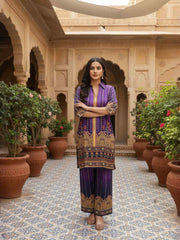 Printed Tunic with Palazzos