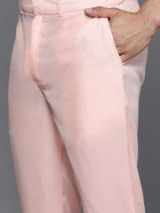 Men Ethnic Motifs Embroidered Regular Chikankari Kurta With Trousers