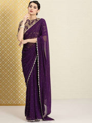 Embellished Zari Saree