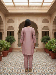 Embroidered Tunic with Trousers