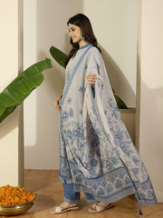 Women Ethnic Motifs Printed Regular Kurta with Trousers & Dupatta