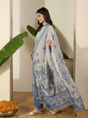 Women Ethnic Motifs Printed Regular Kurta with Trousers & Dupatta