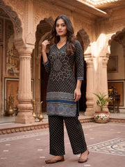 Printed Tunic with Palazzos