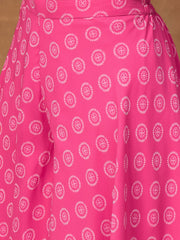 Women Floral Print Pleated Top & Palazzos Co-Ords