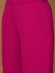 Women Layered Beads and Stones Kurta with Palazzos