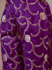 Floral Woven Design Tunic with Palazzos