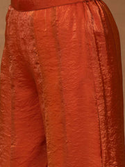 Yoke Design Round Neck Top & Palazzos Co-Ords