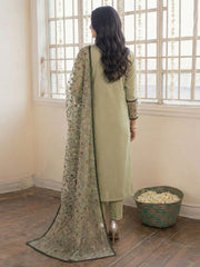 Green Embroidered Casual & Festive Pant Style Suit