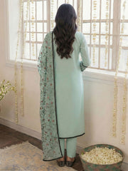 Blue Embroidered Casual & Festive Pant Style Suit
