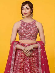 Red Designer Wedding Festive Wear Lehenga Choli