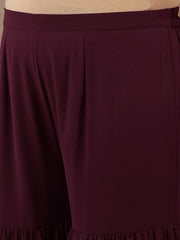 Floral Embroidered Regular Sequinned Straight Kurti with Sharara & Dupatta