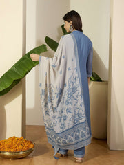 Women Ethnic Motifs Printed Regular Kurta with Trousers & Dupatta