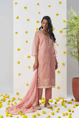 Pink Crush Mehndi Readymade Salwar Kameez