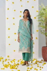 Artistic Crush Firozi Trendy Salwar Kameez