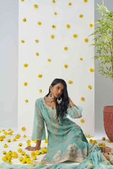 Artistic Crush Firozi Trendy Salwar Kameez