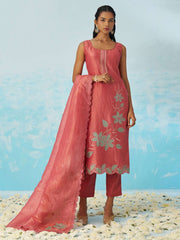 Pink Embroidery Salwar Kameez Suit