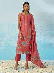 Pink Embroidery Salwar Kameez Suit