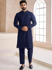 Woven-Design Mandarin Collar Nehru Jacket