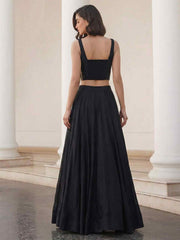 Midnight Noir Beaded Lehenga Set