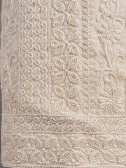 Beads Embroidered Work White Wedding Palazzo Dress