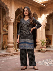 Printed Tunic with Palazzos