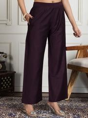 Floral Zari and Sequinned Embroidered Yoke Design Kurta Set with Dupatta