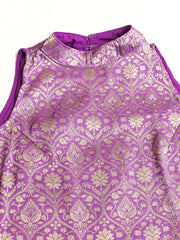 Ethnic Motifs Zari Woven Design Straight Kurta & Trousers With Dupatta