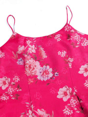Women Floral Printed Straight Kurta & Trousers with Dupatta