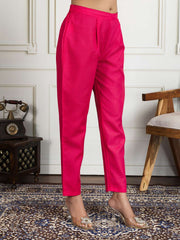 Women Floral Printed Straight Kurta & Trousers with Dupatta