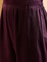 Embroidered Kurta With Trouser & Dupatta