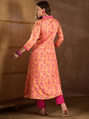Floral Printed Kurta & Trousers Sets
