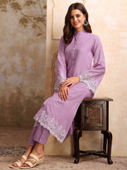 Embroidered Kurta & Trousers Sets