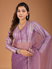 Embroidered Saree with Blouse